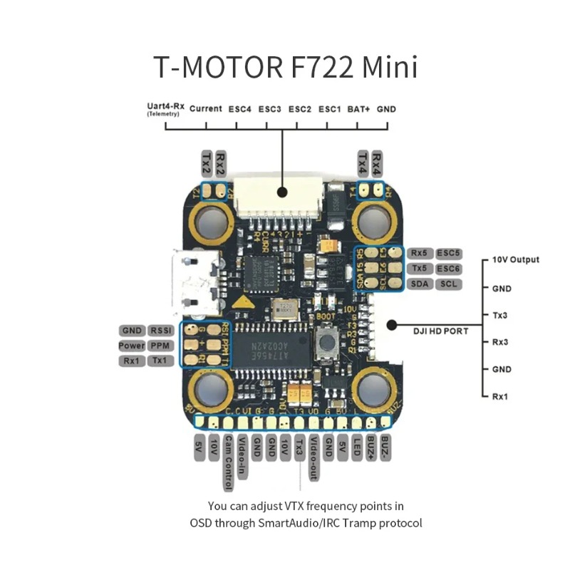 مجموعة T-Motor MINI F7 و F45A  - مراجعة Betaflight Fc F7 وسعره