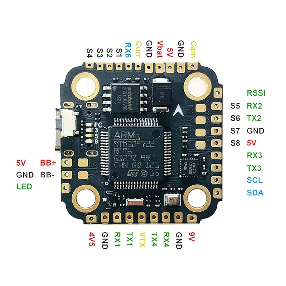 وحدة تحكم طيران VivaSF7 MINI M - مراجعة Betaflight Fc F7 وسعره