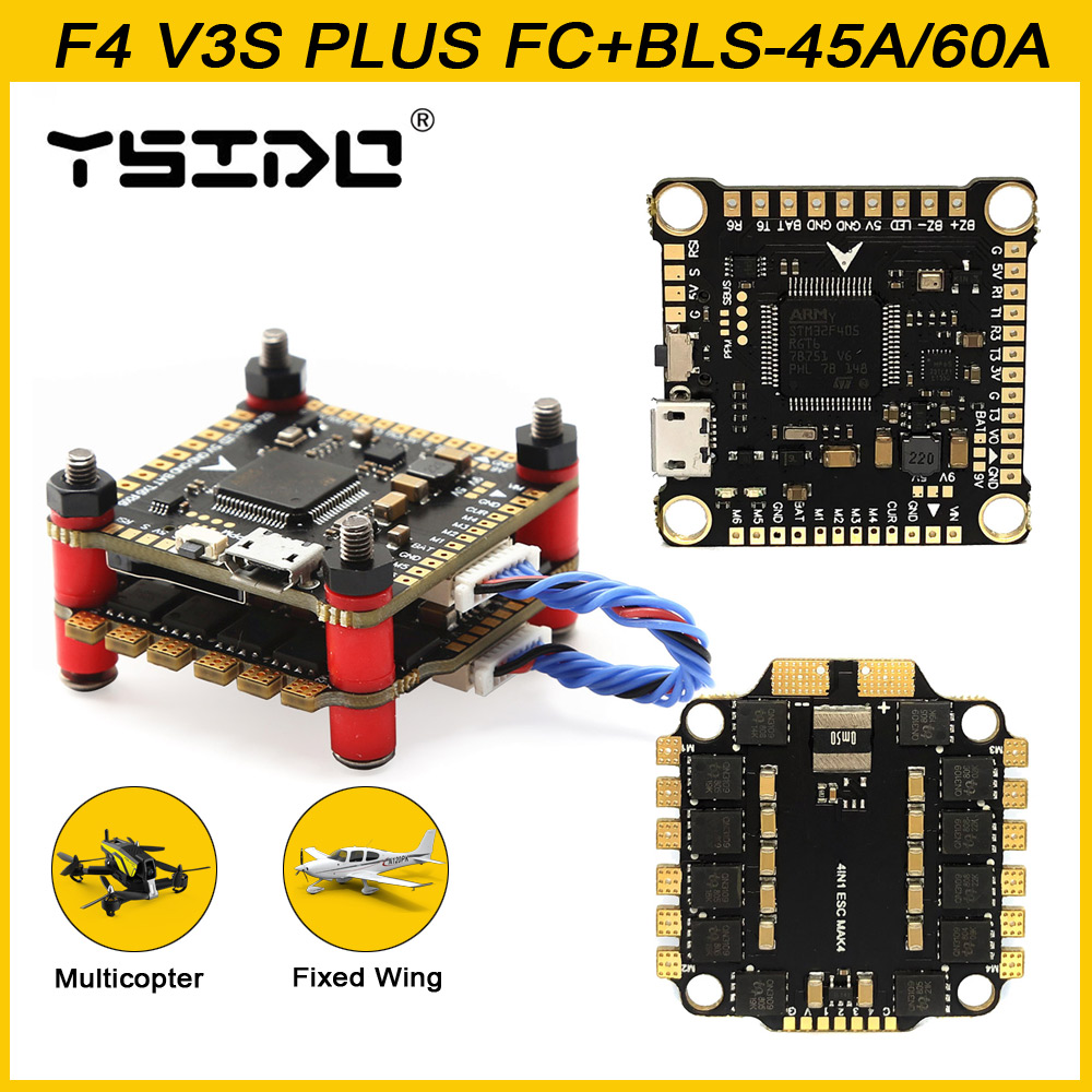 YSIDO جديد F4 V3S PLUS التحكم  - مراجعة Betaflight Fc F4 وسعره