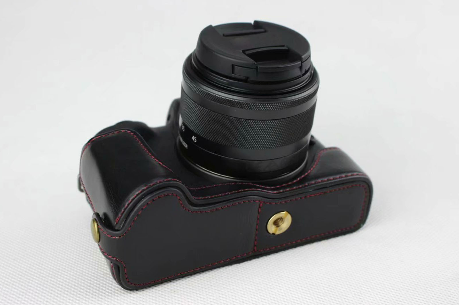 حافظة جلدية لحماية نصف حافظة ل - مراجعة Canon Camera Eos M50 Mark Ii وسعره