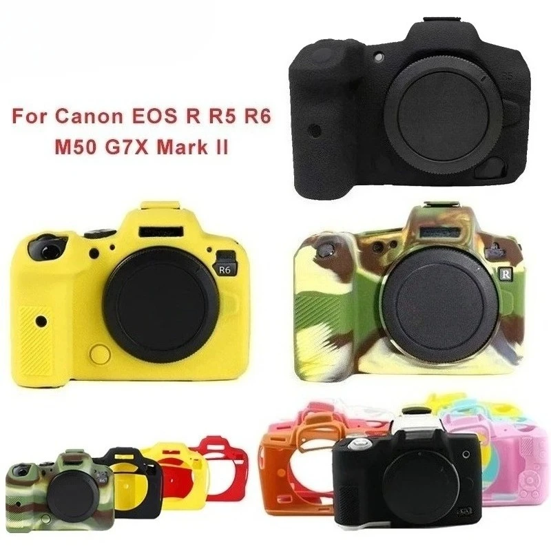 غطاء حماية مطاطي ناعم مضاد للا - مراجعة Canon Camera Eos M50 Mark Ii وسعره